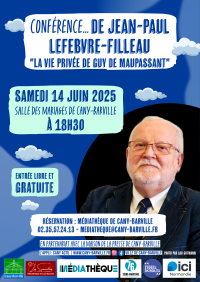 Conférence de Jean-Paul Lefebvre-Filleau