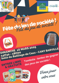 Fête du jeu de société : 16 mars 2025