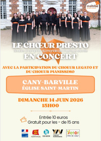 Le Chœur Presto en Concert