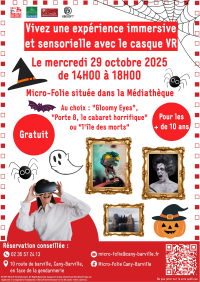 Micro-Folie : Casque VR Halloween