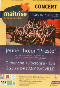 Concert de la Maîtrise de Seine-Maritime