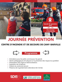 Journée prévention : Centre d'incendie et de secours de Cany-Barville