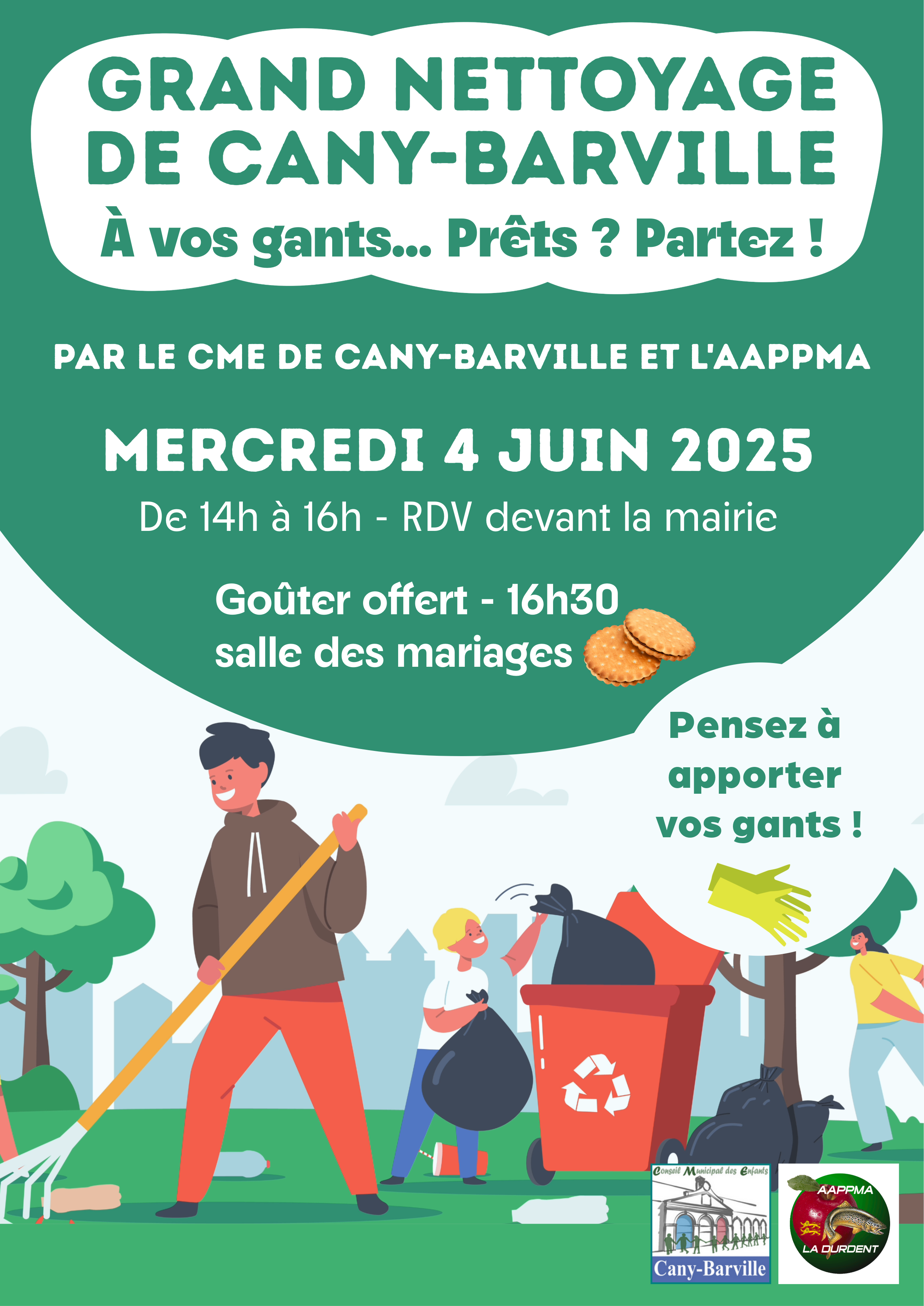 Grand nettoyage de Cany-Barville : 4 juin 2025