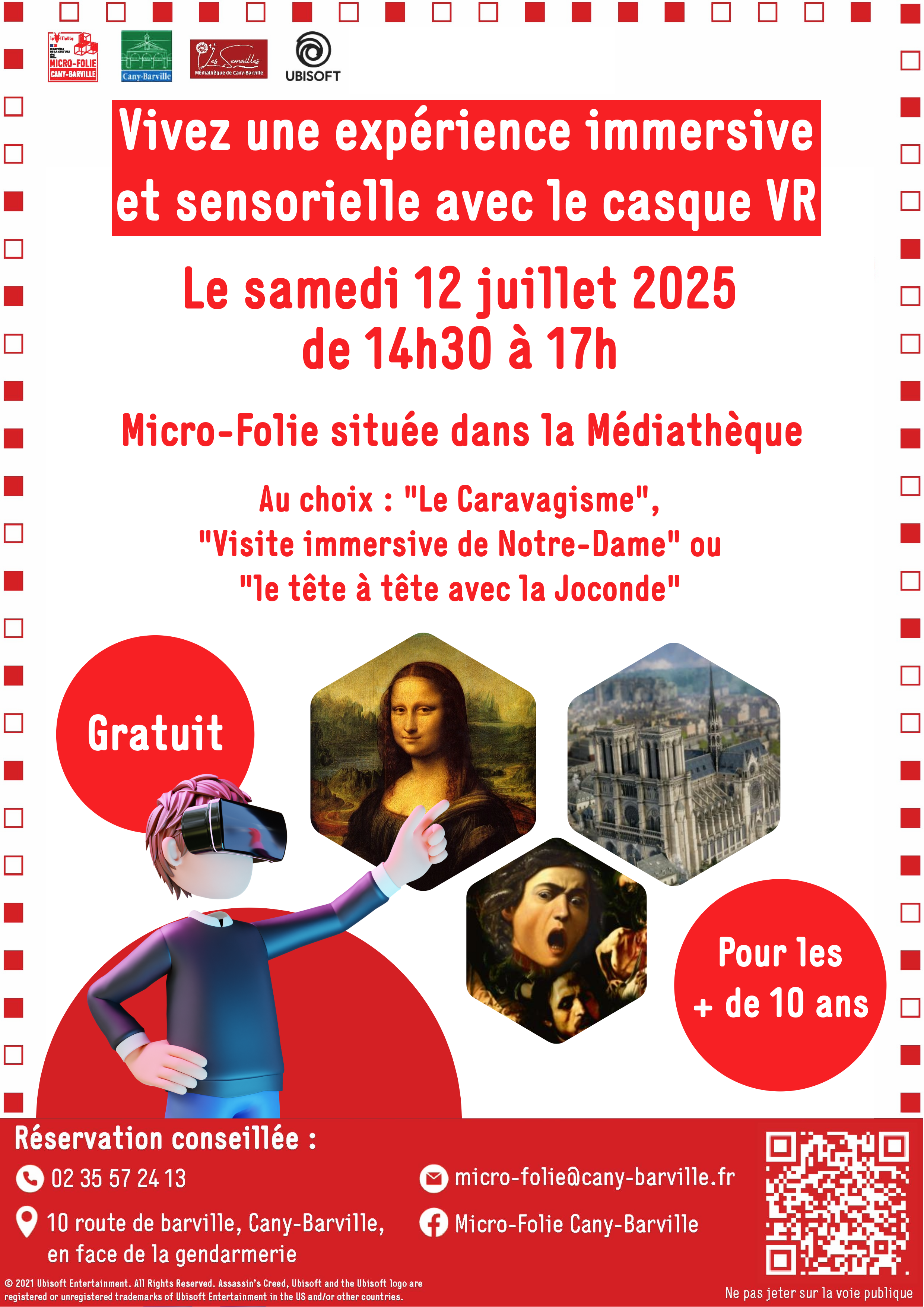 Expérience VR à la Micro-Folie : 12 juillet 2025