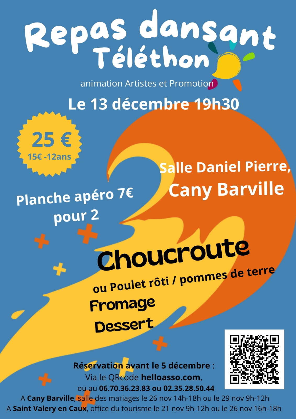 Repas dansant Téléthon