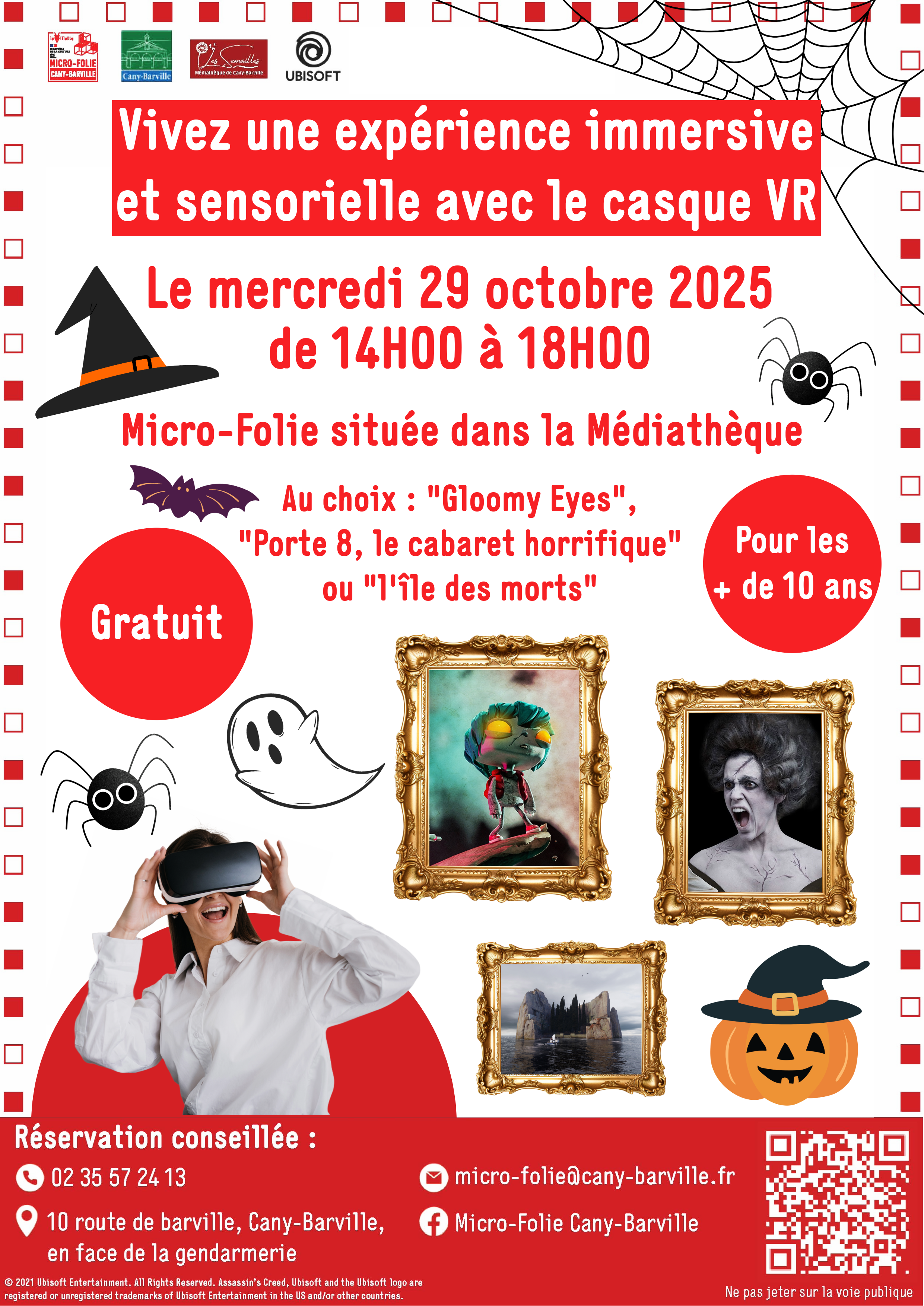 Micro-Folie : Casque VR Halloween 