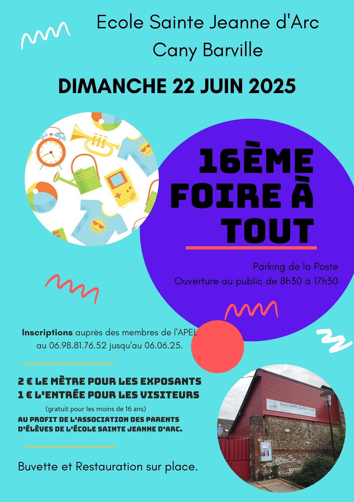 Foire à tout APEL St Jeanne D'Arc : 22 juin 2025