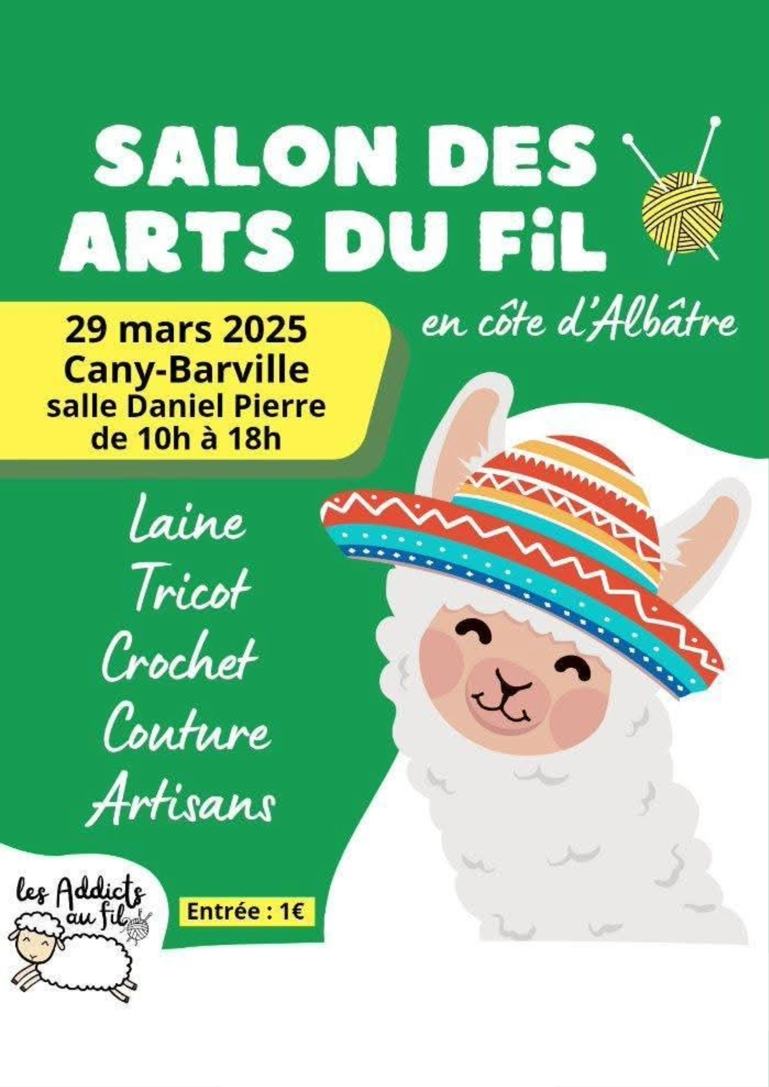Salon des arts du fil en Côte d'Albâtre : 29 mars 2025